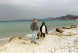 Kurzweil am Strand von Korsika